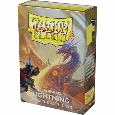 Prot�ges Cartes Format JAP  Dragon Shield - 60 Japanese Sleeves Dual Matte - Lightning