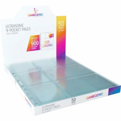 Classeurs et/ou Feuilles  Lot De 50 Feuilles De Classeur - Ultrasonic - 9 Cases  - Sideload - Transparent