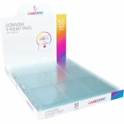 Classeurs et/ou Feuilles  Lot De 50 Feuilles De Classeur - Ultrasonic - 9 Cases  - Top-loading - Transparent