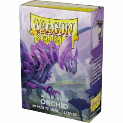 Prot�ges Cartes Format JAP  Dragon Shield - 60 Japanese Sleeves Dual Matte - Orchid�e