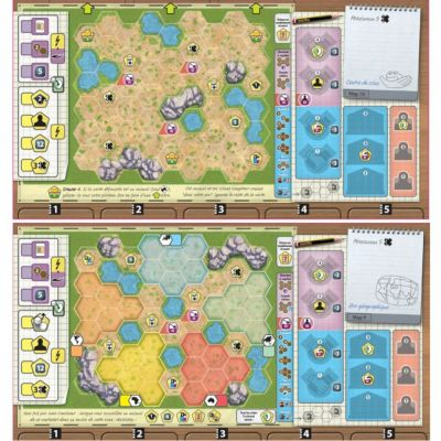 Deck-Building Strat�gie Ark Nova - Plateau zoo recto/verso bonus