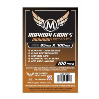 Prot�ges cartes Sp�ciaux  Mayday - Magnum Large Sleeves - 65x100mm - par 100