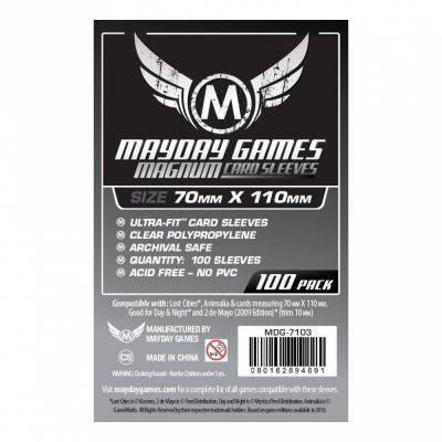 Prot�ges cartes Sp�ciaux  Mayday - "Lost Cities" Card Sleeves - Magnum Ultra-Fit - 70x110mm - 100p