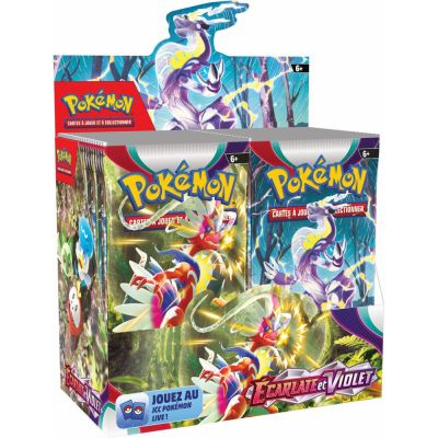 Boite de Boosters Fran�ais Pok�mon Display 36 Boosters EV01 - Ecarlate et Violet