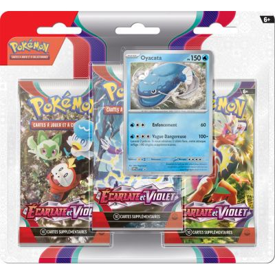 Tripack 3 Boosters Pok�mon EV01 Ecarlate et Violet - Oyacata