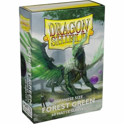 Prot�ges Cartes Format JAP  Dragon Shield Sleeves Mini Matte - Forest Green - par 60