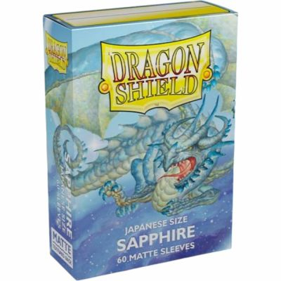Prot�ges Cartes Format JAP  Dragon Shield Sleeves Mini Matte - Sapphire - par 60
