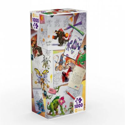 R�fl�xion  PUZZLE UNIVERSE Making of Monsters - 1000 pi�ces