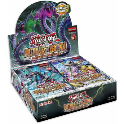 Boite de Boosters Fran�ais Yu-Gi-Oh! Display de 24 boosters - Batailles de L�gende : La Vengeance Monstrueuse