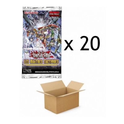Cartons de 20 Boosters Yu-Gi-Oh! Boite de 20 Boosters Les Ma�tres Tactiques ( sous Blister )
