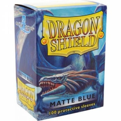 Prot�ges Cartes Standard  Matte - Blue Dragonshield (par 100)