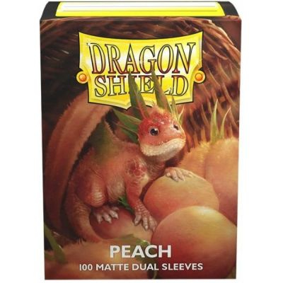 Prot�ges Cartes Standard  Dual Matte - Peach Dragonshield (par 100)