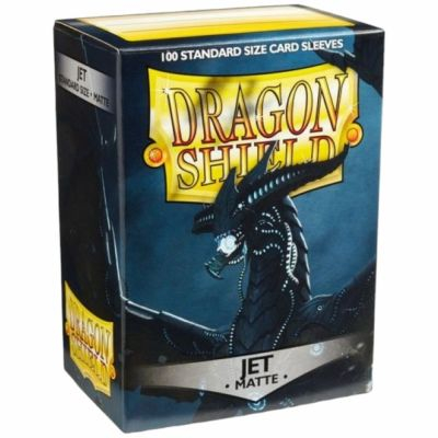 Prot�ges Cartes Standard  Matte - Jet Dragonshield (par 100)