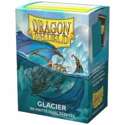 Prot�ges Cartes Standard  Dual Matte - Glacier Dragonshield (par 100)