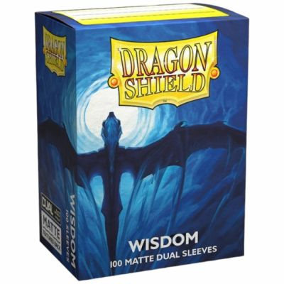 Prot�ges Cartes Standard  Dual Matte - Wisdom Dragonshield (par 100)