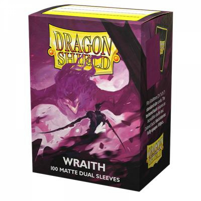 Prot�ges Cartes Standard  Dual Matte - Wraith Dragonshield (par 100)