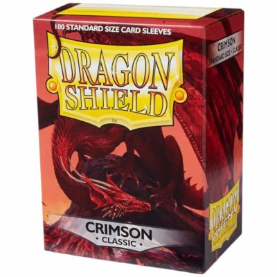 Prot�ges Cartes Standard  Classic- Crimson Dragonshield (par 100)