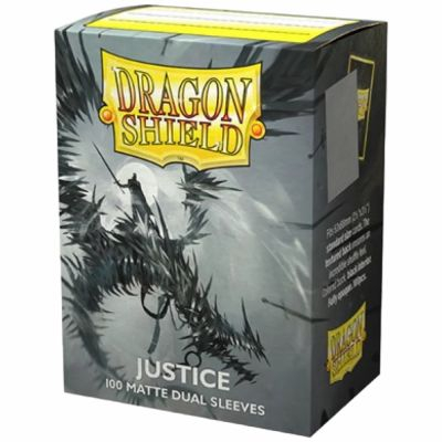 Prot�ges Cartes Standard  Dual Matte - Justice Dragonshield (par 100)