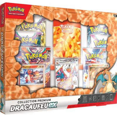 Coffret 6 Boosters Pok�mon Collection Premium Dracaufeu Ex