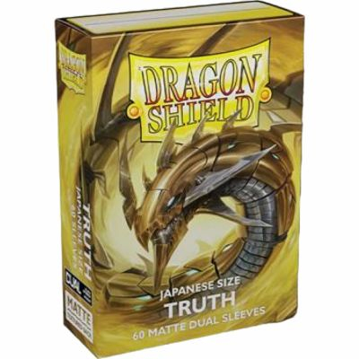 Prot�ges Cartes Format JAP  Dragon Shield - 60 Japanese Sleeves Dual Matte - Truth