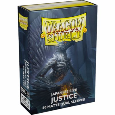 Prot�ges Cartes Format JAP  Dragon Shield - 60 Japanese Sleeves Dual Matte - Justice