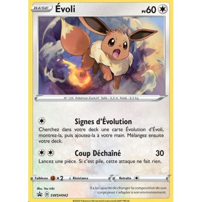 Cartes Sp�ciales Pok�mon Promo - Pokemon Ep�e & Bouclier - Evoli - SWSH042 - FR