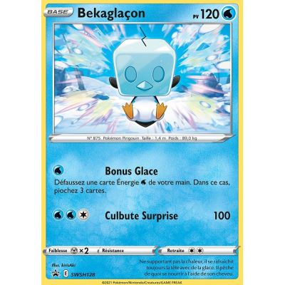 Cartes Sp�ciales Pok�mon Promo - Pokemon Ep�e & Bouclier - B�kagla�on - SWSH128 - FR