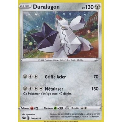 Cartes Sp�ciales Pok�mon Promo - Pokemon Ep�e & Bouclier - Duralugon - SWSH028 - FR