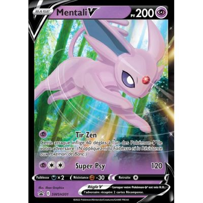 Cartes Sp�ciales Pok�mon Promo - Pokemon Ep�e & Bouclier - Mentali V - SWSH201 - FR