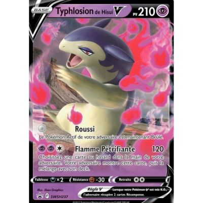 Cartes Sp�ciales Pok�mon Promo - Pokemon Ep�e & Bouclier - Typhlosion de Hisui V - SWSH237 - FR
