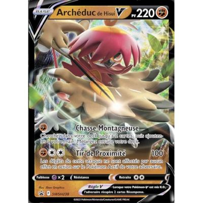 Cartes Sp�ciales Pok�mon Promo - Pokemon Ep�e & Bouclier - Arch�duc de Hisui V - SWSH238 - FR