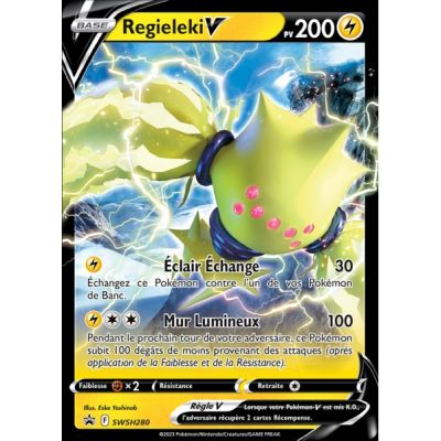 Cartes Sp�ciales Pok�mon Promo - Pokemon Ep�e & Bouclier - Regieleki V - SWSH280 - FR