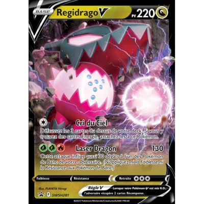 Cartes Sp�ciales Pok�mon Promo - Pokemon Ep�e & Bouclier - Regidraco V - SWSH281 - FR