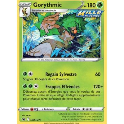 Cartes Sp�ciales Pok�mon Promo - Pokemon Ep�e & Bouclier - Gorythmic - SWSH277- FR