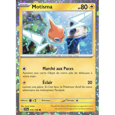 Cartes Sp�ciales Pok�mon Promo - Pokemon Ecarlate & Violet - Motisma - SVI-FR-070