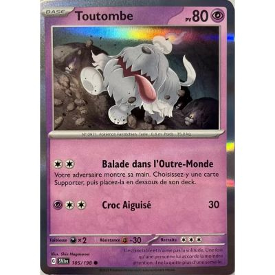 Cartes Sp�ciales Pok�mon Promo - Pokemon Ecarlate & Violet - Toutombe - SVI-FR-105