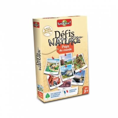 Jeu de Cartes  D�fis Nature : Pays du monde