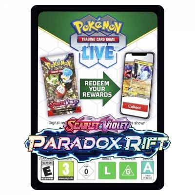 Cartes � Code Pok�mon Lot De 20 Cartes � Code Pokemon Online - EV04 Faille Paradoxe