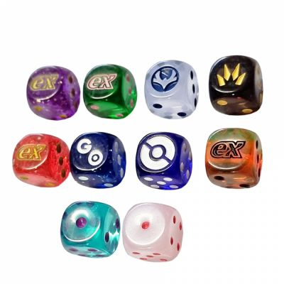 D�s et Gemmes  Un D� � 6 Faces Arrondi - Pok�mon (couleur Selon Stock)