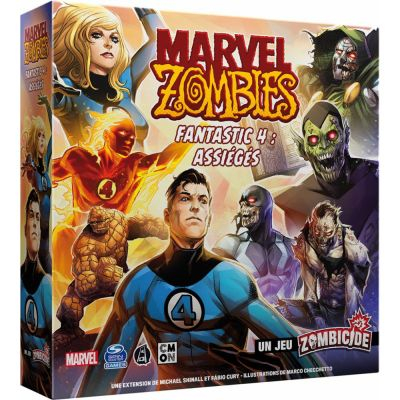 Jeu de Plateau Figurine Zombicide - Marvel Zombies : Fantastic 4 Assi�g�s
