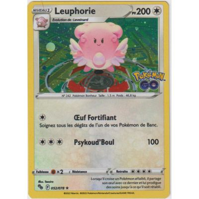 Cartes Sp�ciales Pok�mon Promo - Pokemon Ep�e & Bouclier - Leuphorie - GO 052 - FR