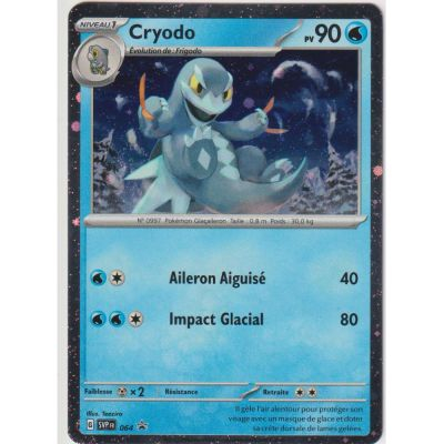 Cartes Sp�ciales Pok�mon Promo - Pokemon Ecarlate et Violet - Cryodo - SVP064 - FR