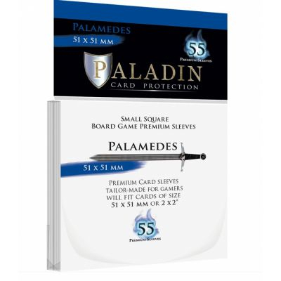 Prot�ges cartes Sp�ciaux  Board Games Sleeves - Palamedes Premium - 51x51mm - par 55