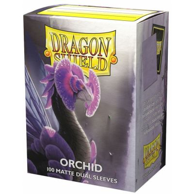 Prot�ges Cartes Standard  Dual Matte - Orchid Dragonshield (par 100)