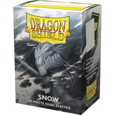 Prot�ges Cartes Standard  Dual Matte - Snow Dragonshield (par 100)