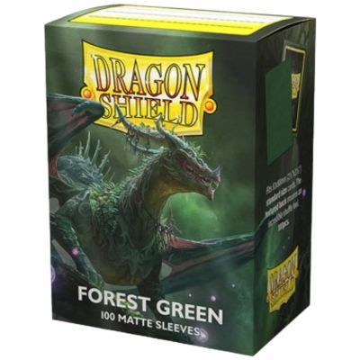 Prot�ges Cartes Standard  Matte - Forest Green Dragonshield (par 100)