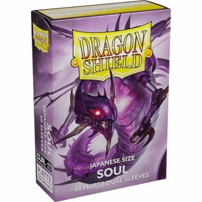 Prot�ges Cartes Format JAP  Dragon Shield - 60 Japanese Sleeves Matte Dual - Soul