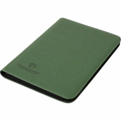 Portfolio A4 - 9 cases  WiseGuard Zip Binder - Vert 360 (20 Pages De 18)