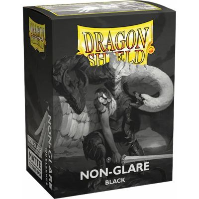 Prot�ges Cartes Standard  Black - Non-Glare Dragonshield (par 100)
