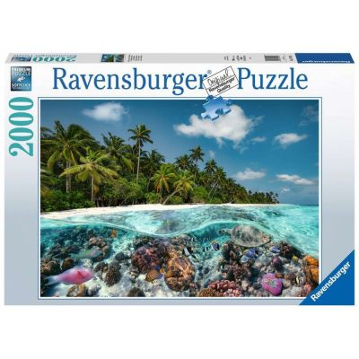 Bas� sur votre Logique R�flexion Ravensburger - Puzzle 2000 pi�ces - Une plong�e aux Maldives